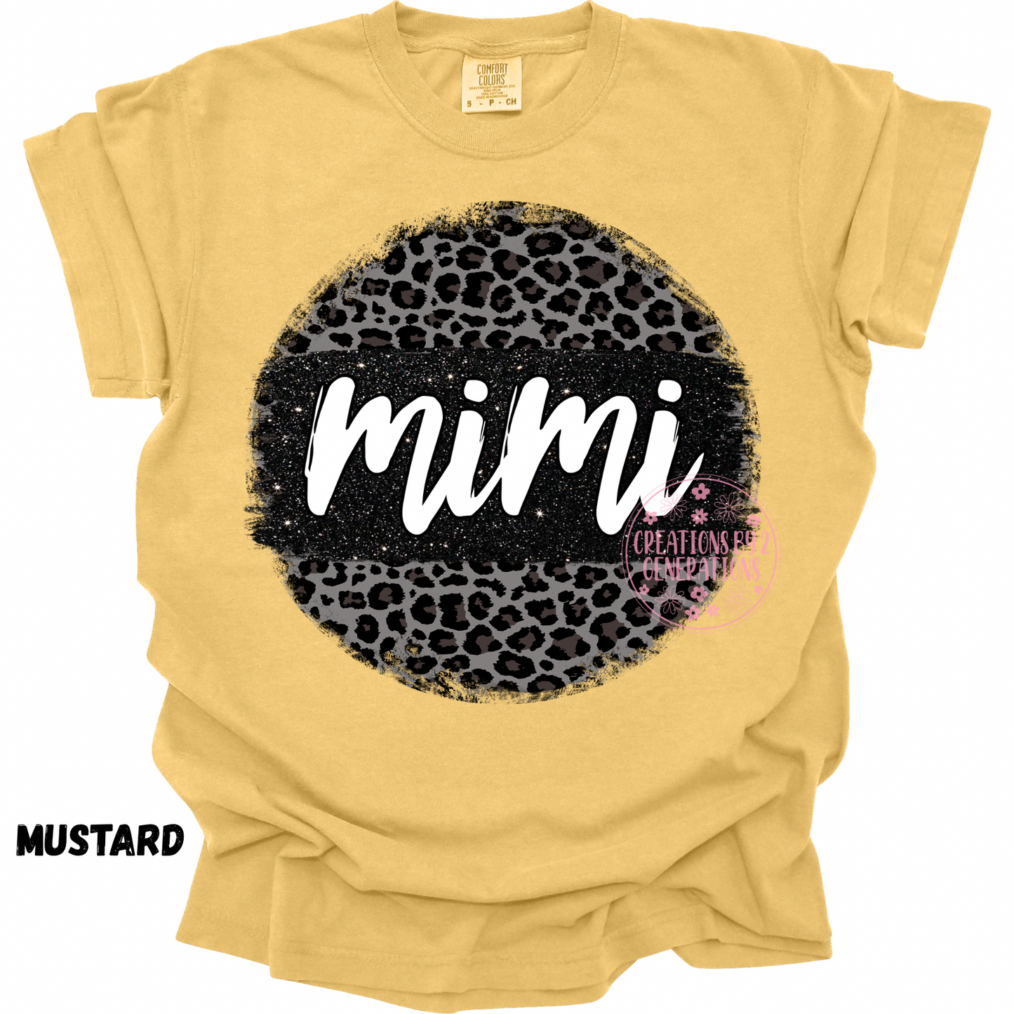 MIMI BLACK LEOPARD CIRCLE PREORDER