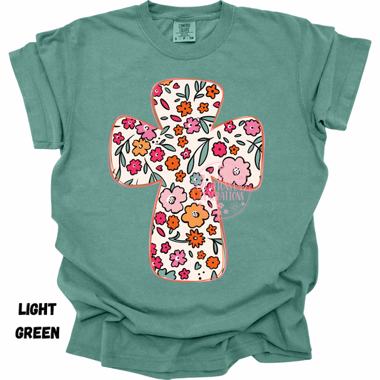FLORAL CROSS