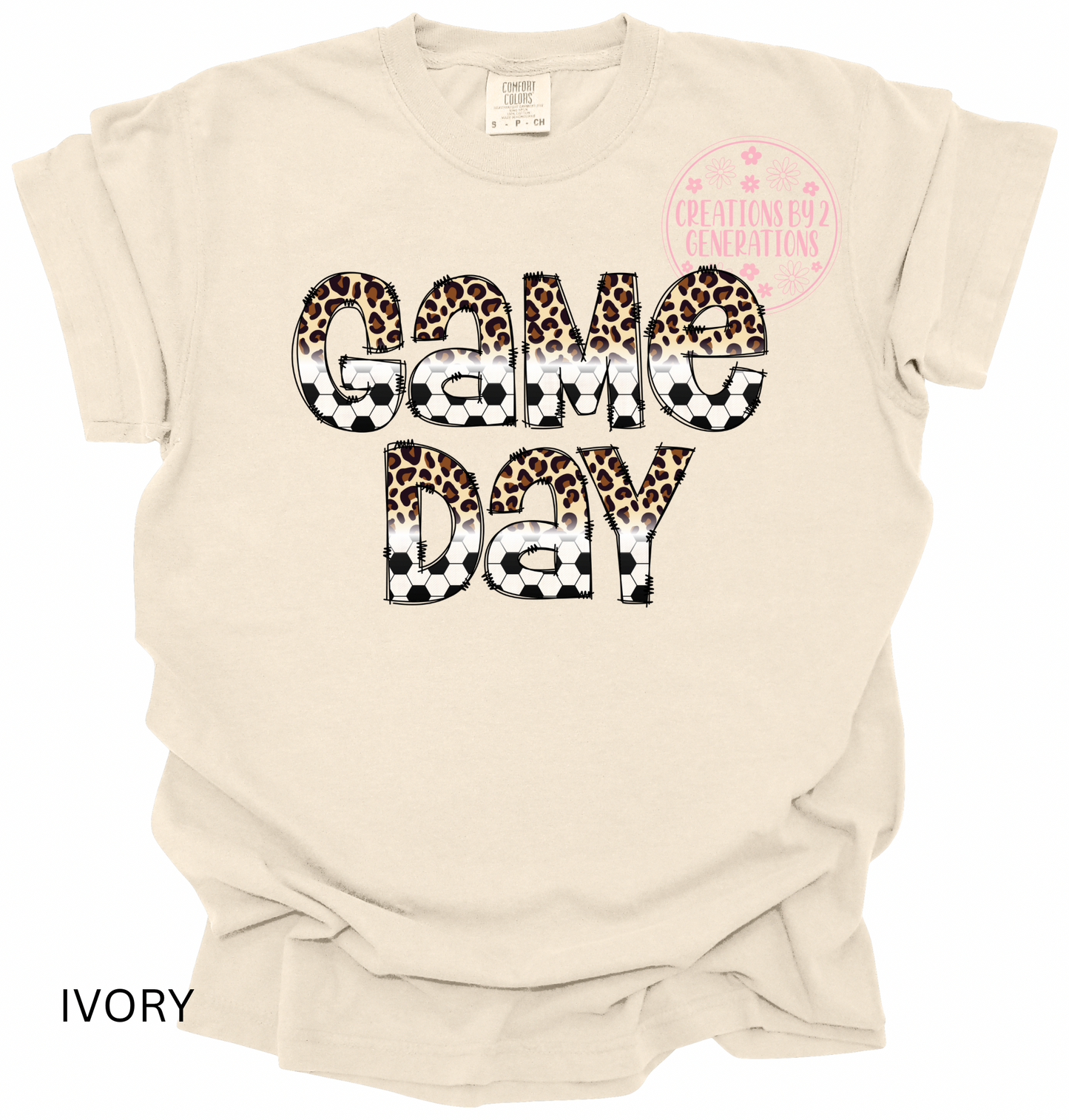 GAME DAY LEOPARD SOCCER (PRINT ONLY)