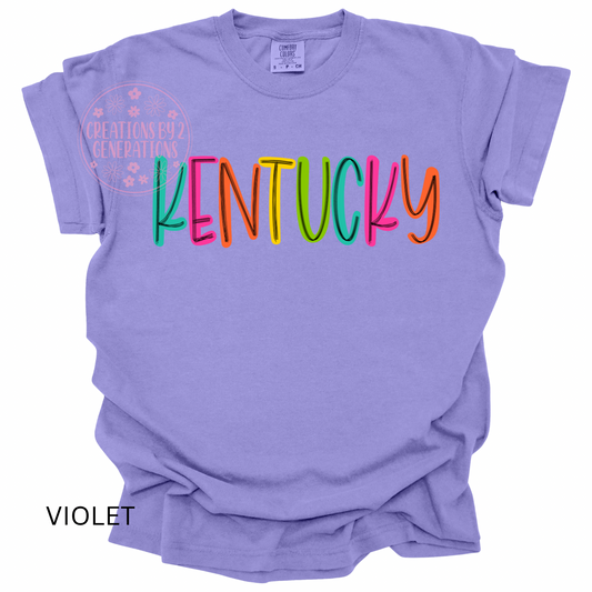 KENTUCKY MULTICOLORED (PRINT ONLY)