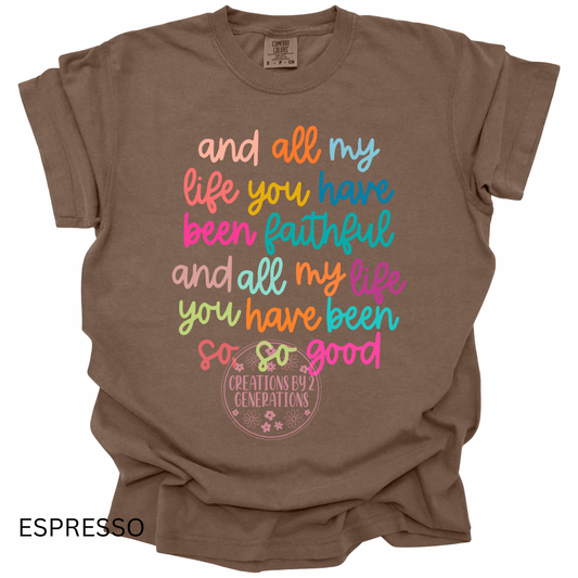 You have been so so good print