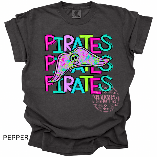 PIRATES MULTI COLORED PRINT