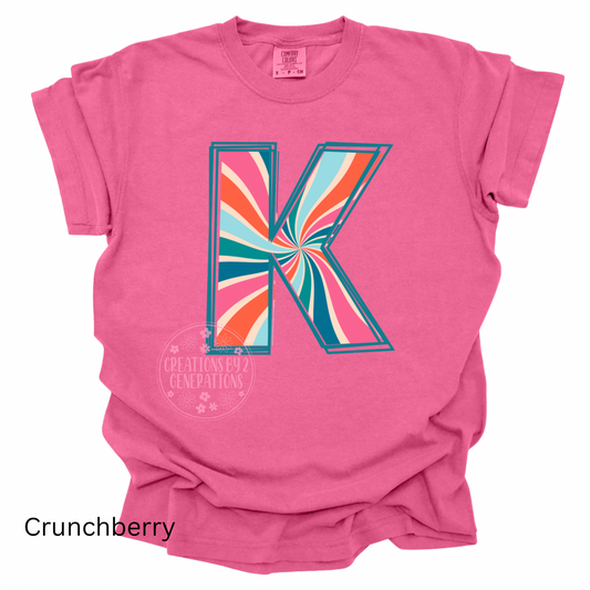 K COLORFUL SPIRAL YOUTH PRINT