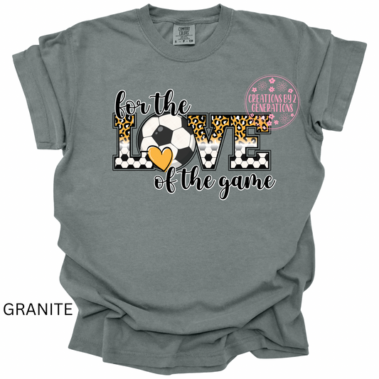 FOR THE LOVE OF THE GAME SOCCER PRINT