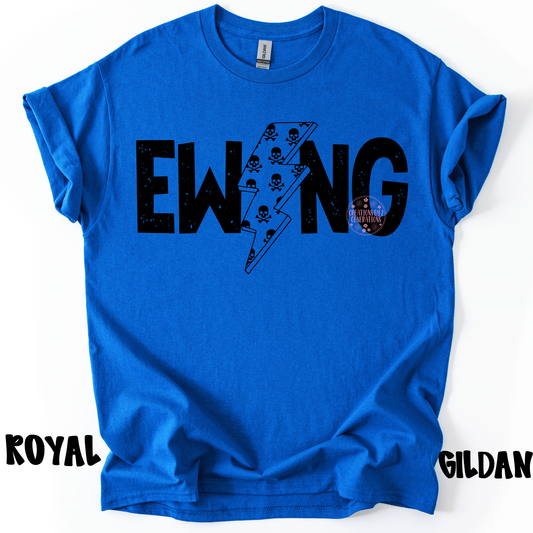 EWING BLACK WITH LIGHTNING BOLT PREORDER (YOUTH)