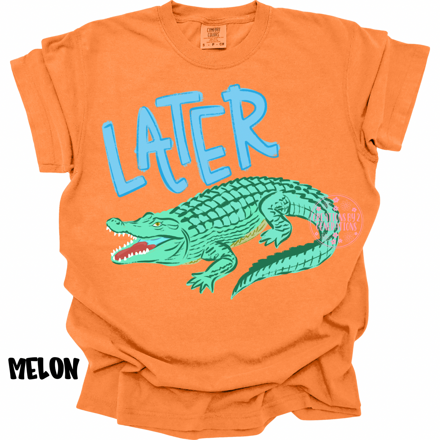 LATER GATOR (FRONT DESIGN) AFTER WHILE CROCODILE (BACK DESIGN) BLUE PREORDER
