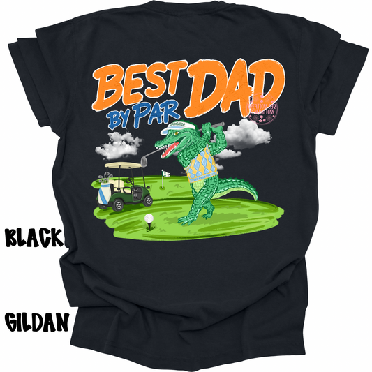 BEST DAD BY PAR WITH FRONT POCKET DESIGN PREORDER GILDAN BRAND