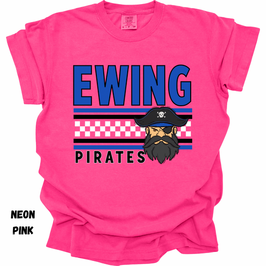 EWING PIRATES CHECKERED ADULT PRINT