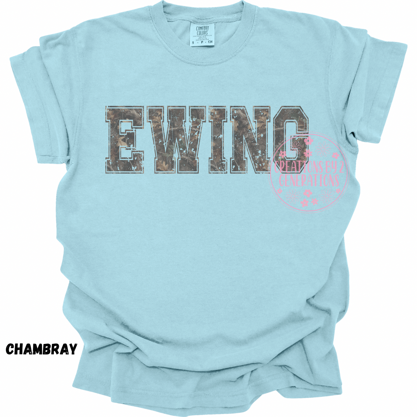 CAMO DISTRESSED EWING PREORDER (YOUTH)
