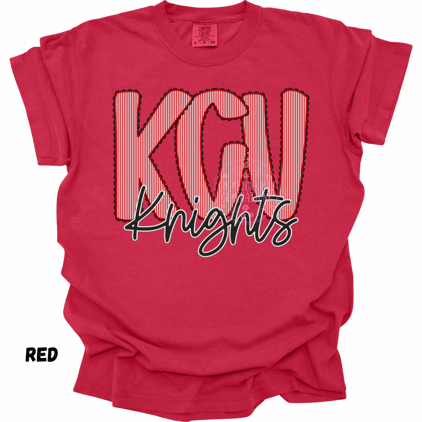 KCU KNIGHTS FAUX EMBROIDERY PREORDER