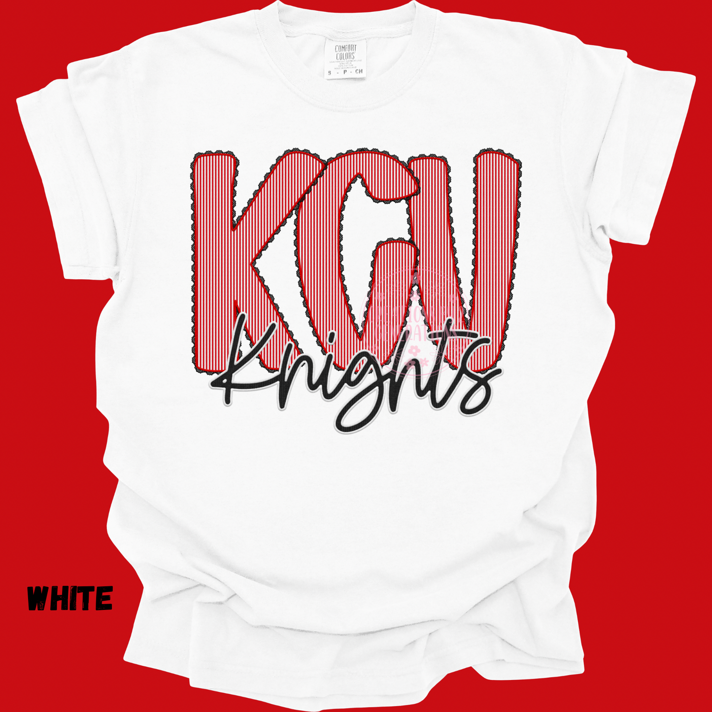 KCU KNIGHTS FAUX EMBROIDERY PREORDER