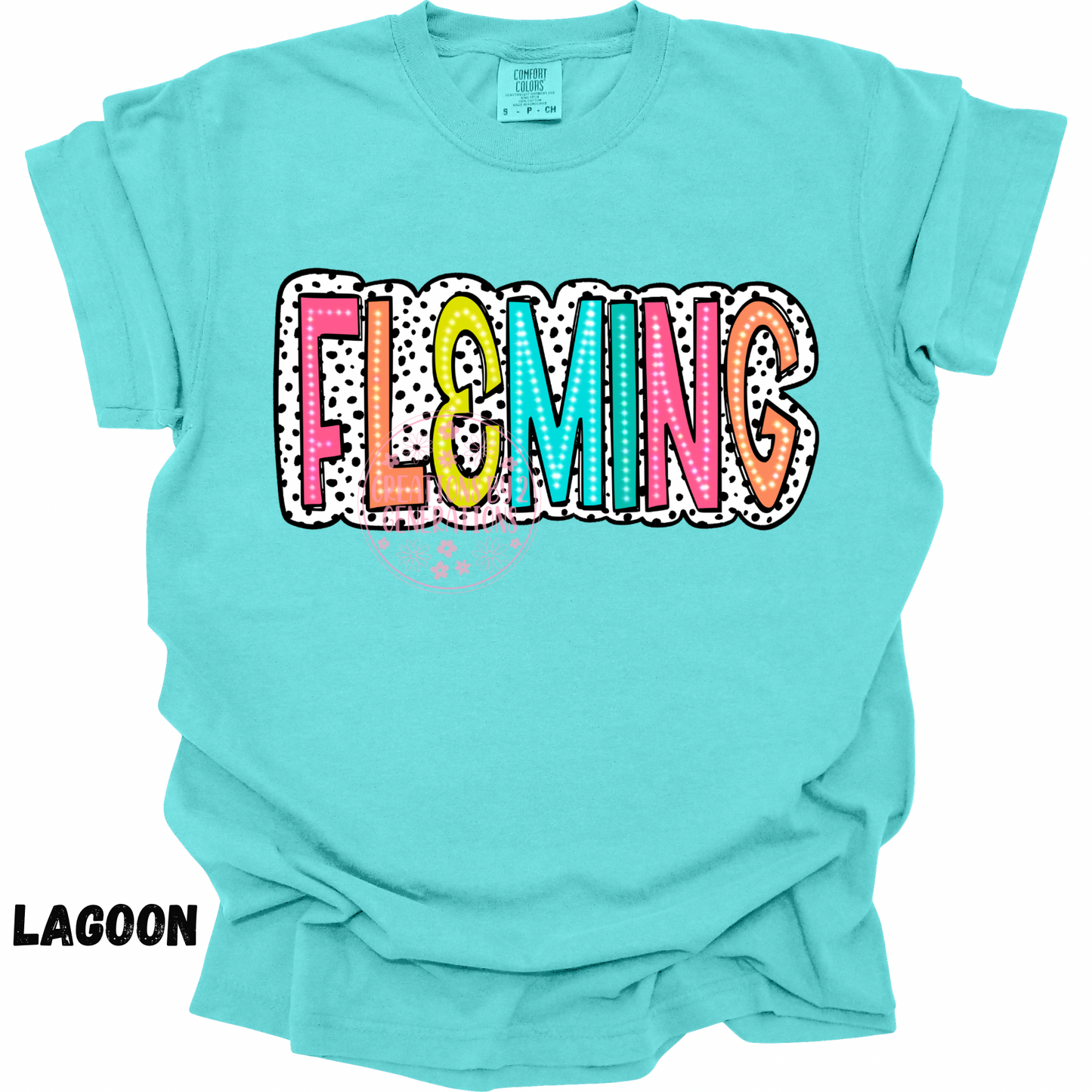 FLEMING COLORFUL WITH BLACK DOTS