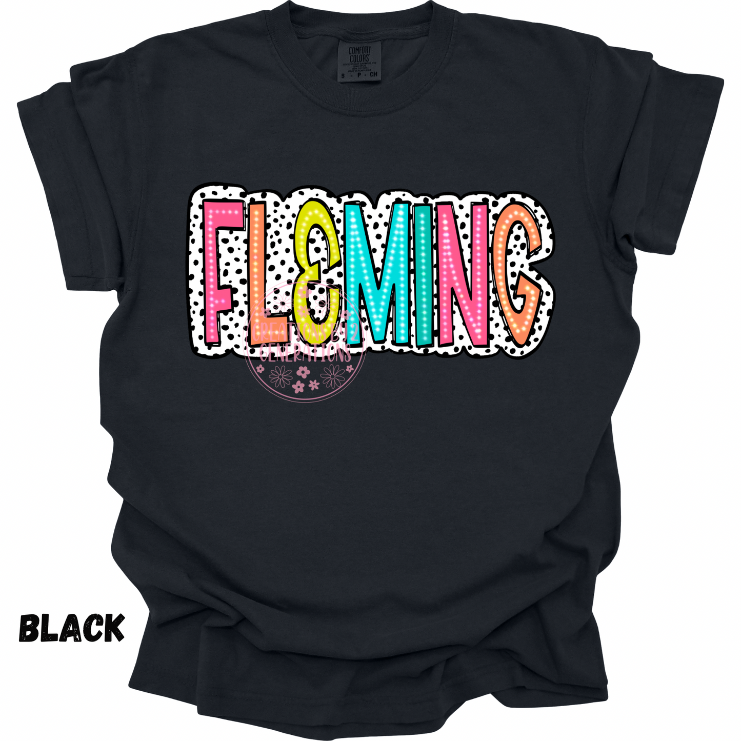 FLEMING COLORFUL WITH BLACK DOTS