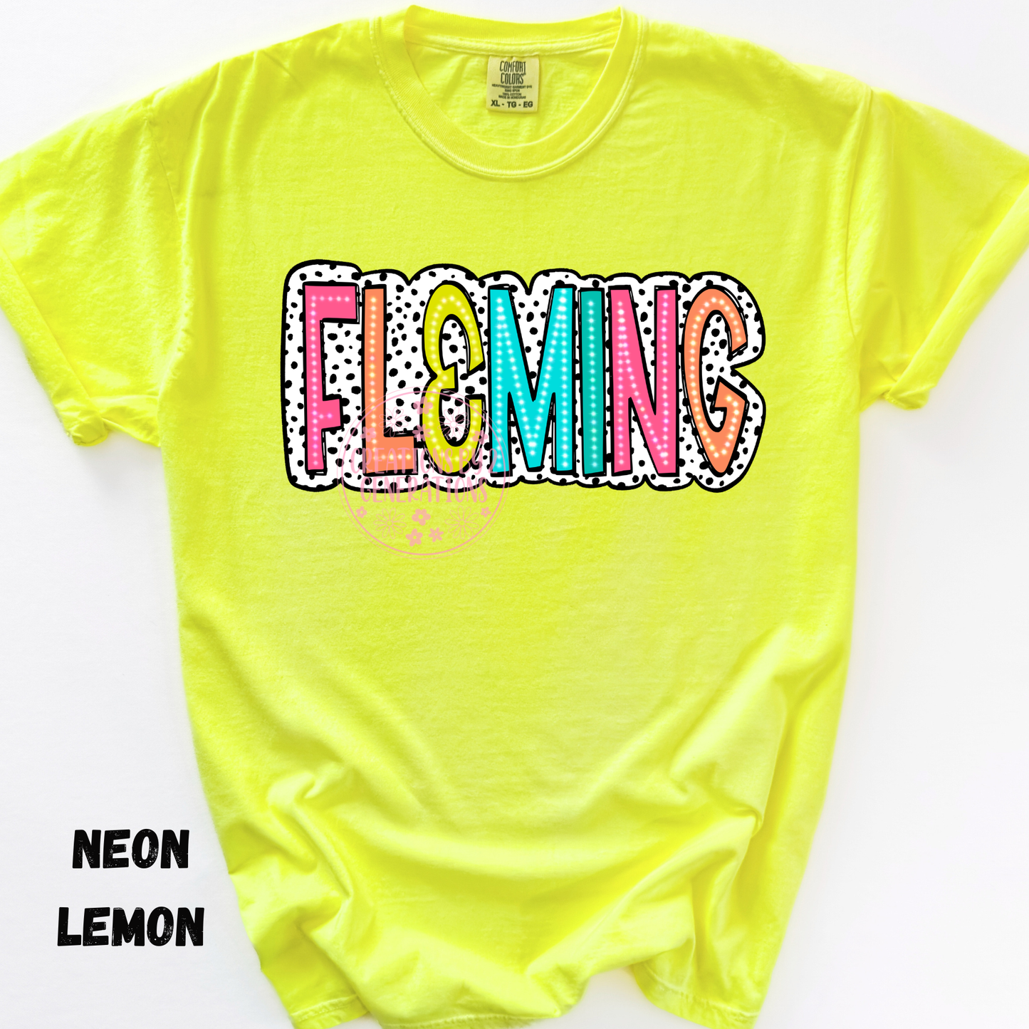 FLEMING COLORFUL WITH BLACK DOTS