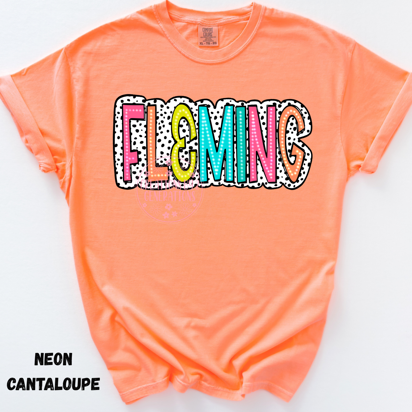 FLEMING COLORFUL WITH BLACK DOTS