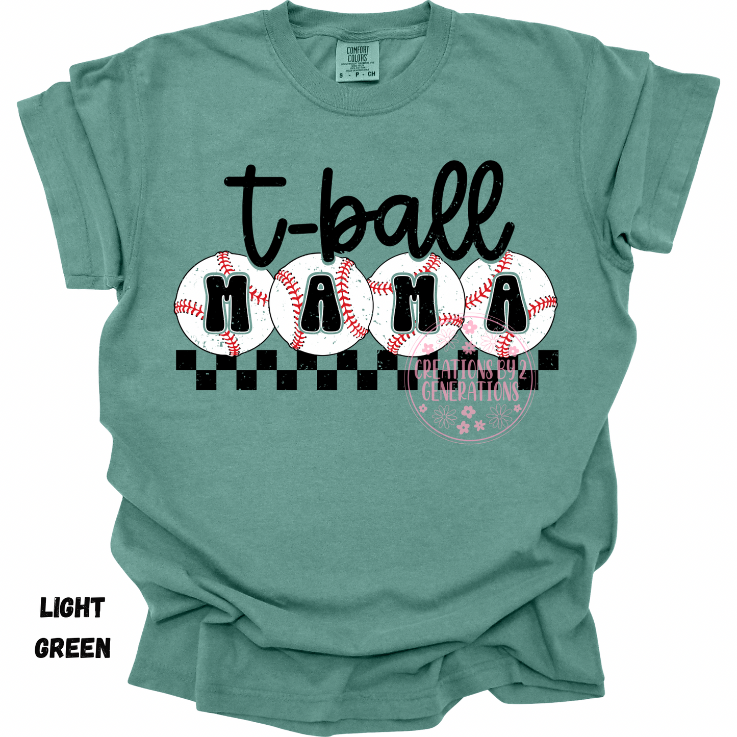 DISTRESSED T-BALL MAMA PREORDER