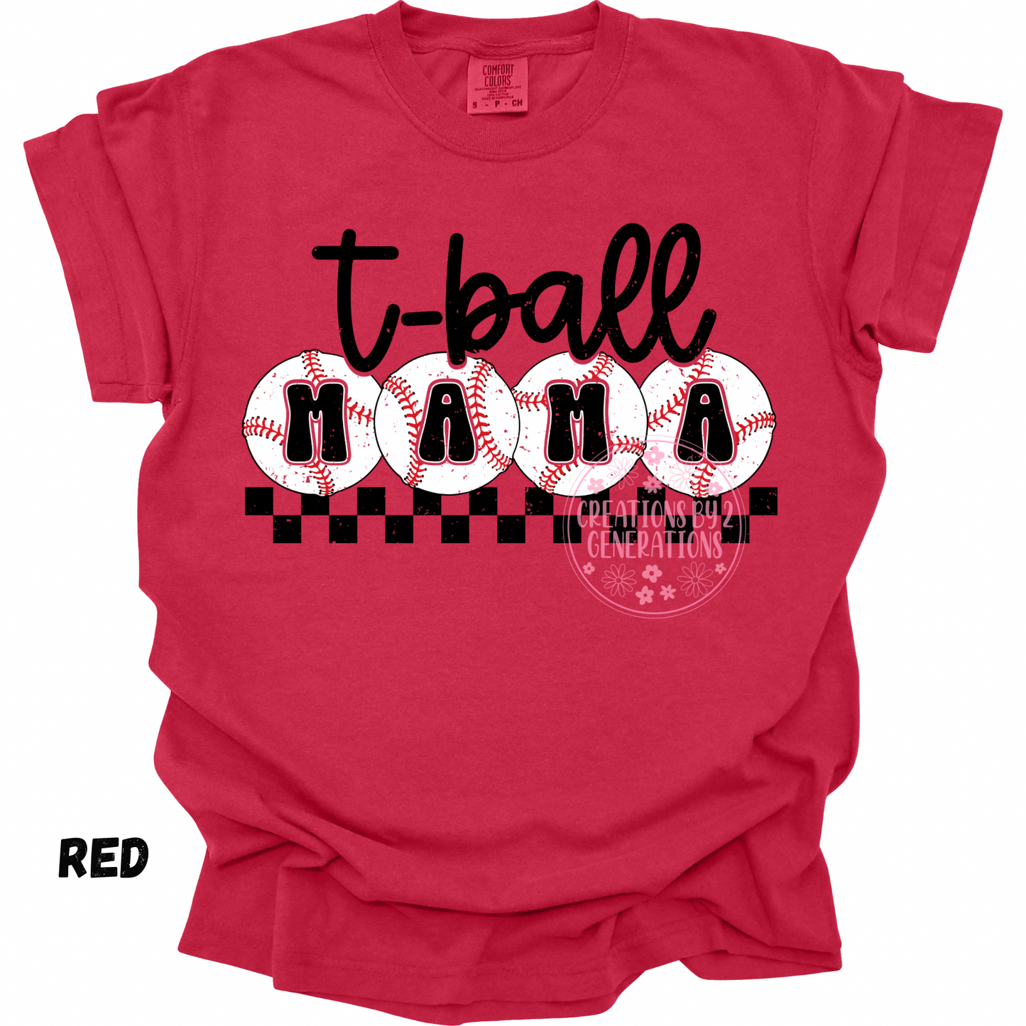 DISTRESSED T-BALL MAMA PREORDER